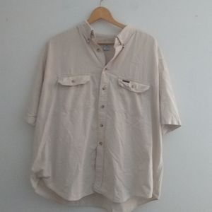 Mens Carhartt short sleeve button up size 2XL  EUC